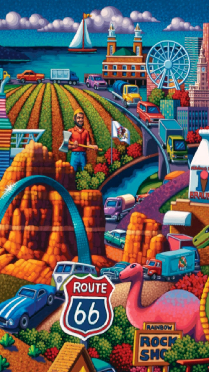 NEW - Route 66 Puzzle