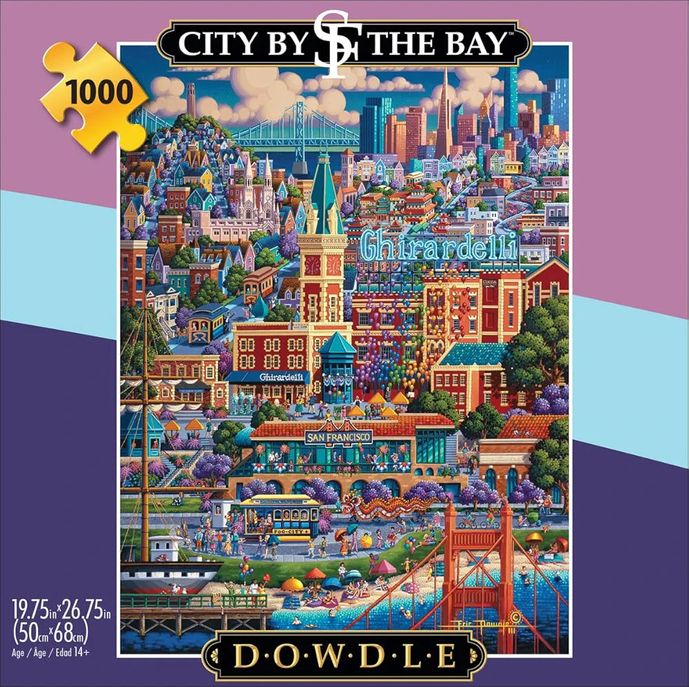 City By the Bay, San Francisco California - NEW - As Seen on The Magnolia Network's The Piece Maker with Eric Dowdle - Buffalo Games Edition