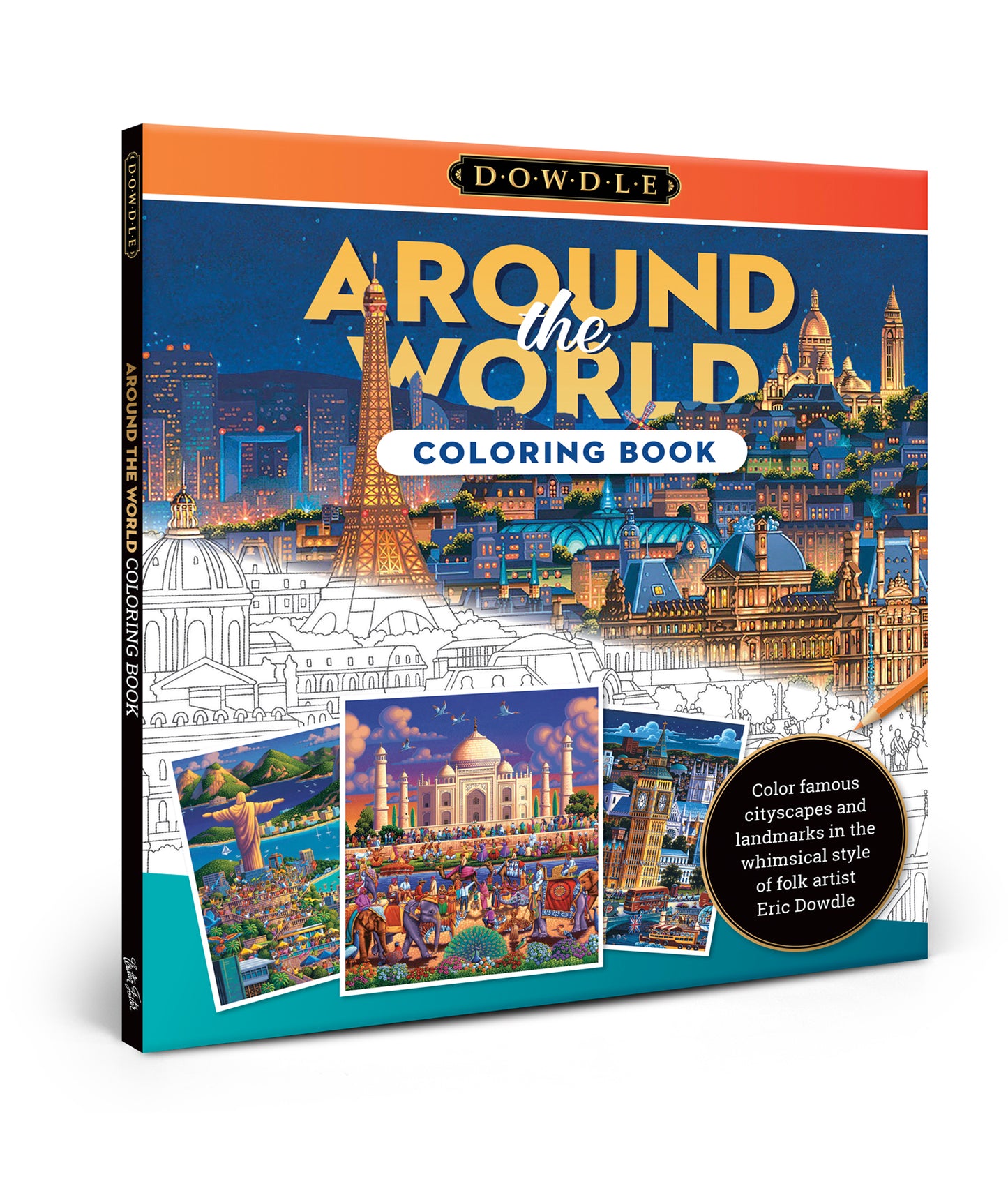 Around the World Coloring Book By Eric Dowdle