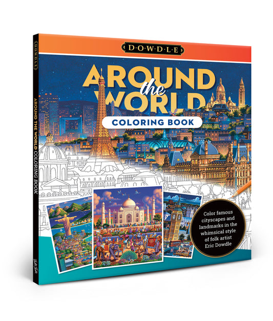 Around the World Coloring Book By Eric Dowdle