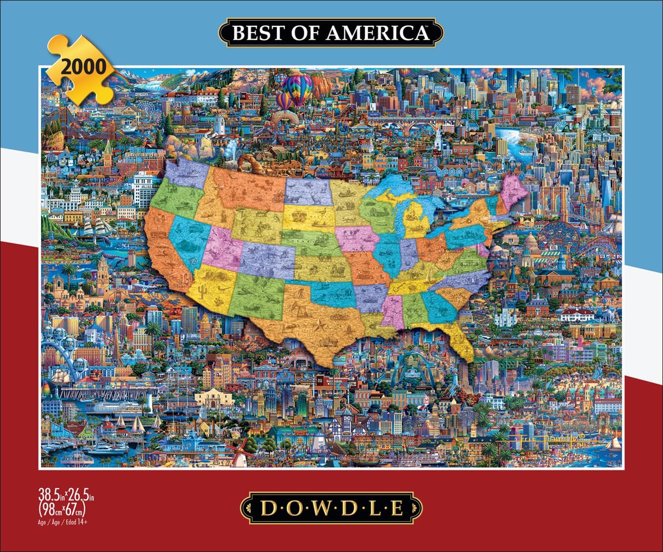 Best of America - Buffalo Games Edition - 2000 Pieces