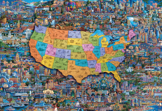 Best of America - Buffalo Games Edition - 2000 Pieces