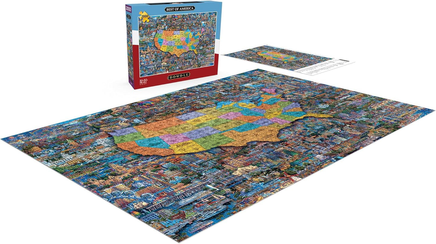 Best of America - Buffalo Games Edition - 2000 Pieces