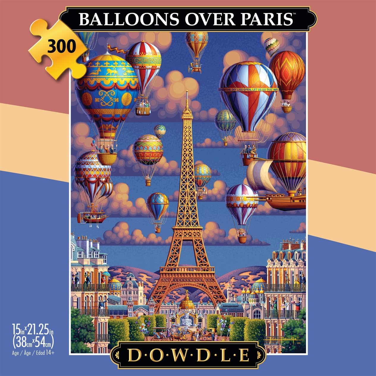 Balloons Over Paris, France - Buffalo Games Edition
