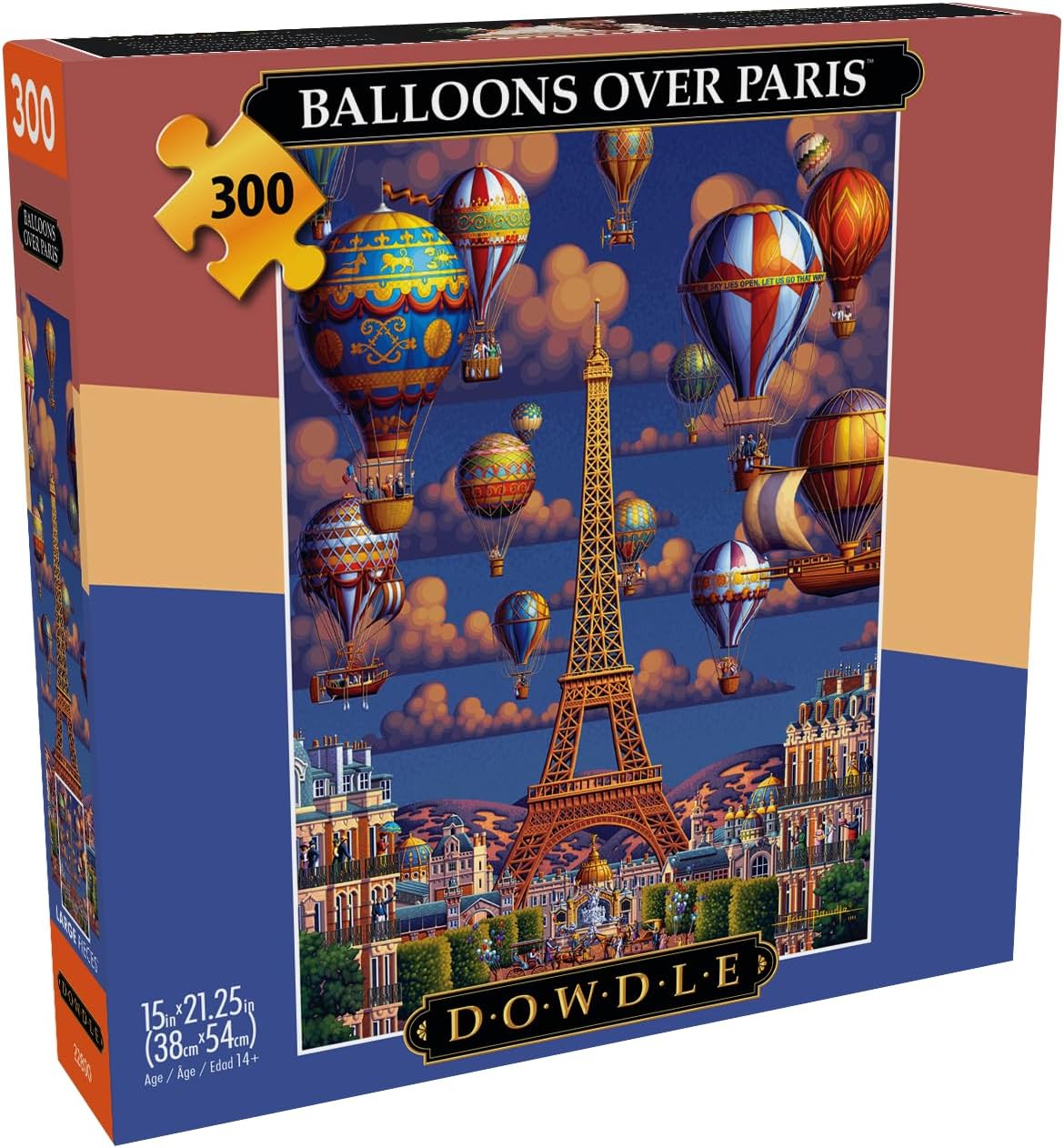 Balloons Over Paris, France - Buffalo Games Edition