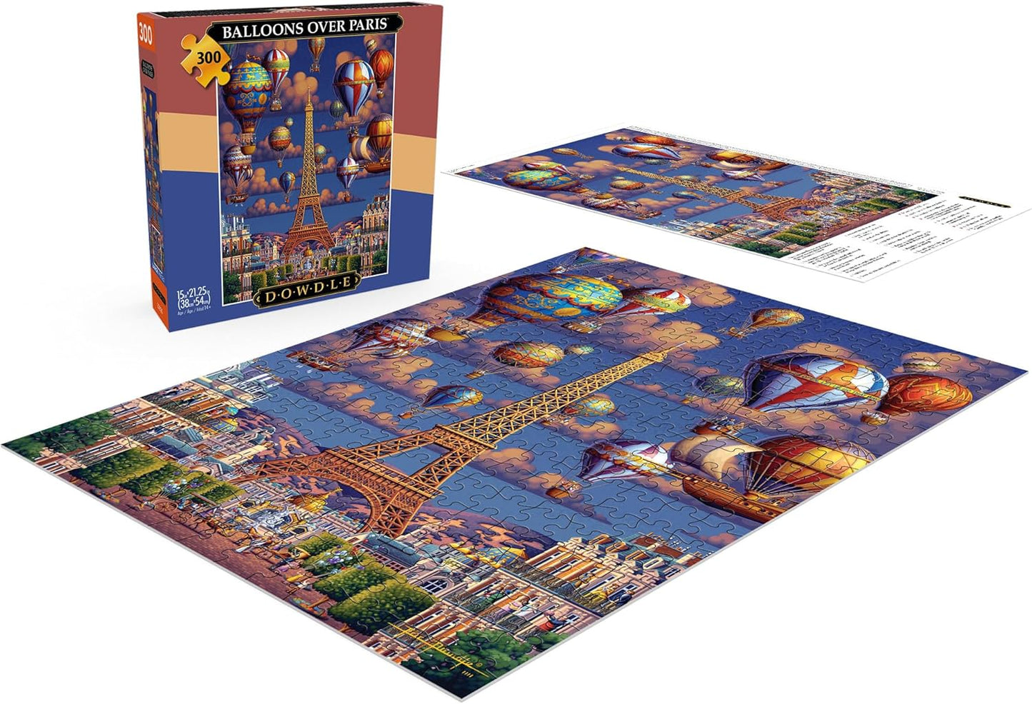 Balloons Over Paris, France - Buffalo Games Edition