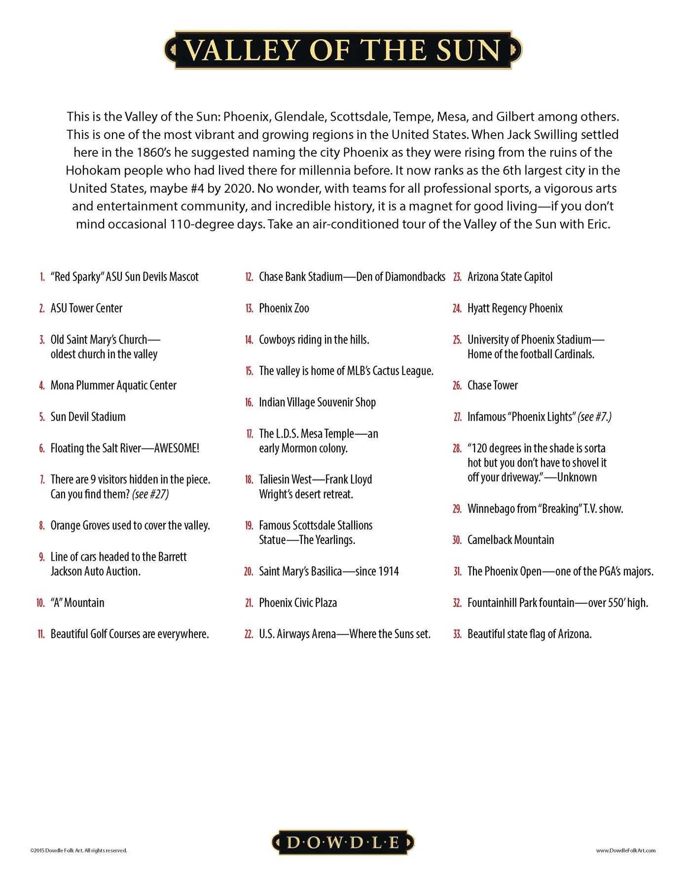 Valley of the Sun, Arizona