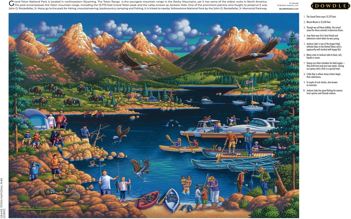 Grand Teton National Park, Wyoming - Buffalo Games Edition
