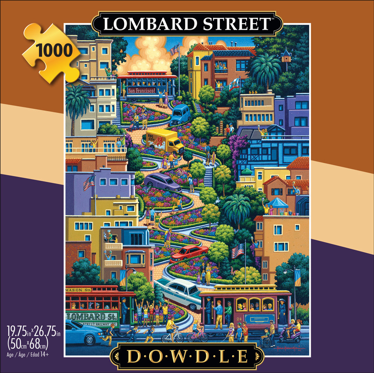 Lombard Street - San Francisco, California - Buffalo Games Edition