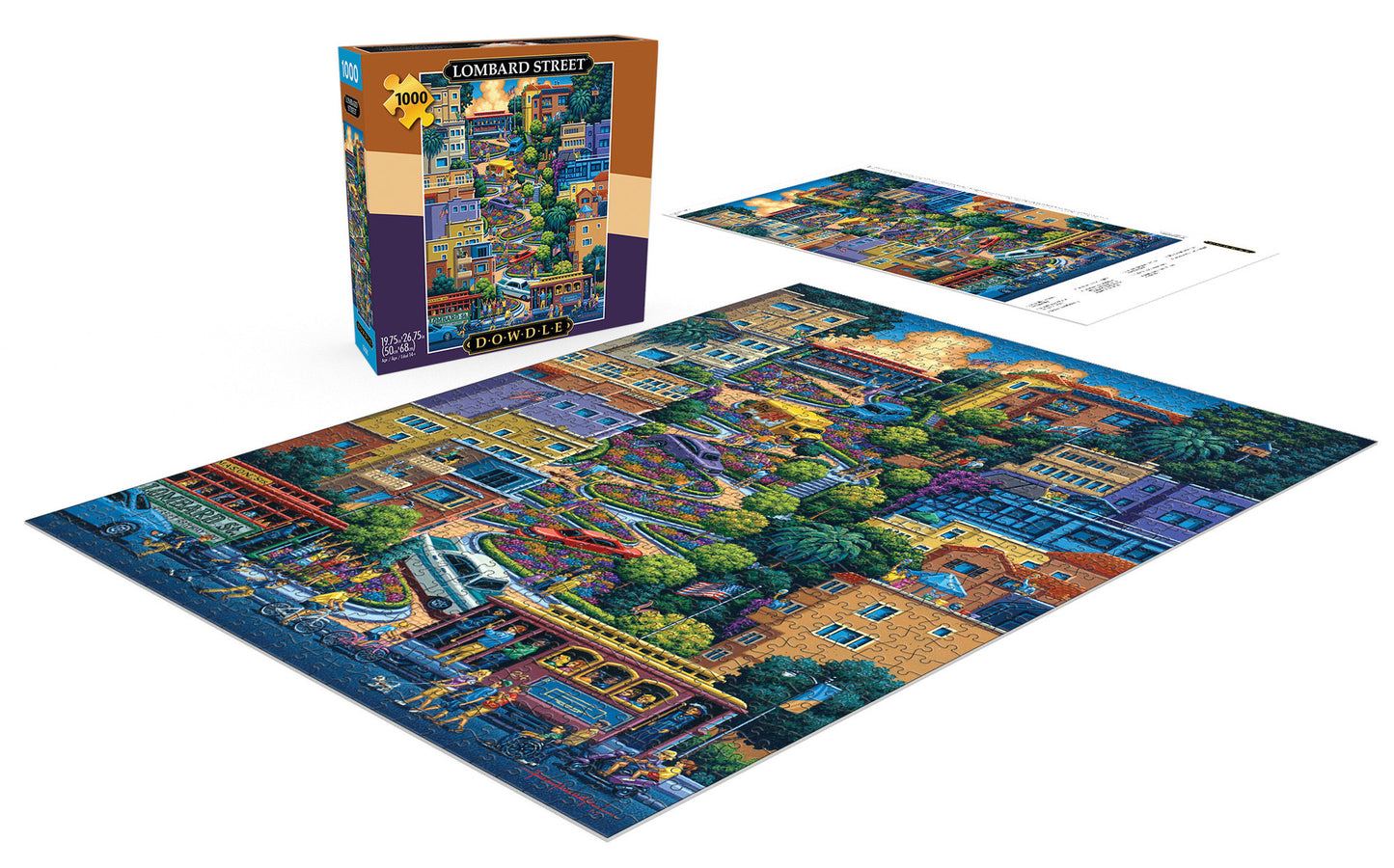 Lombard Street - San Francisco, California - Buffalo Games Edition
