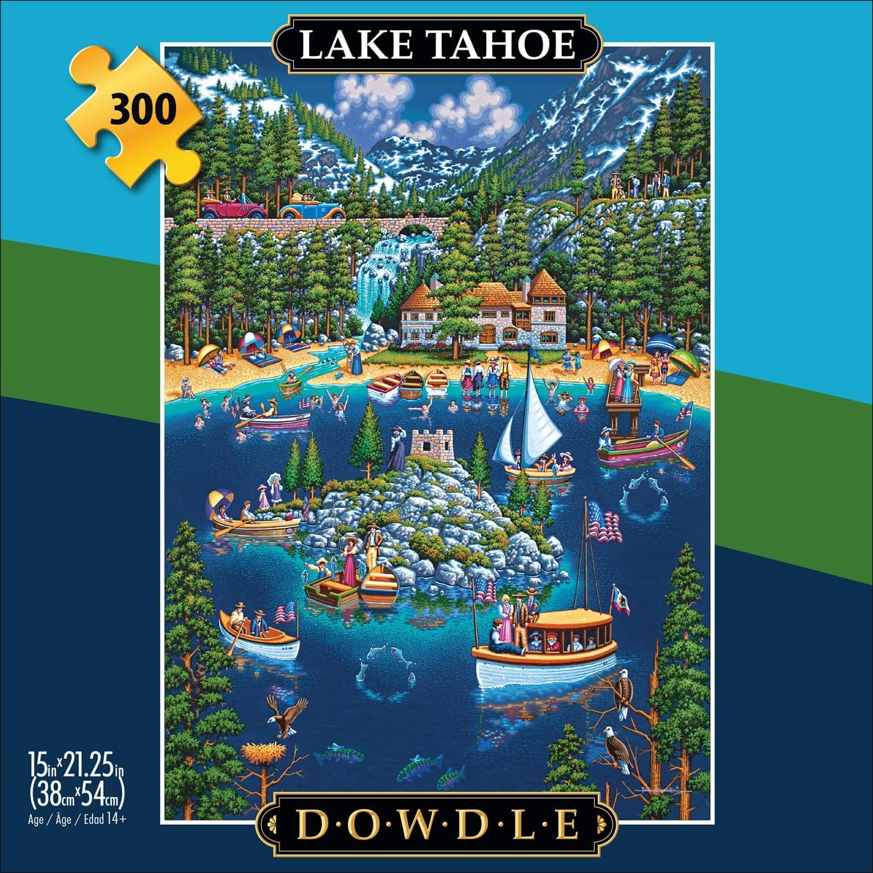 Lake Tahoe, California - Buffalo Games Collection