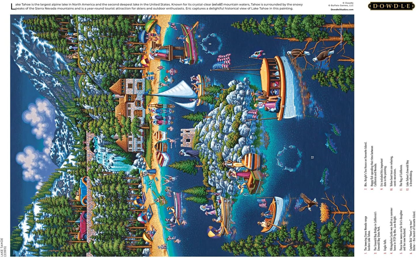 Lake Tahoe, California - Buffalo Games Collection