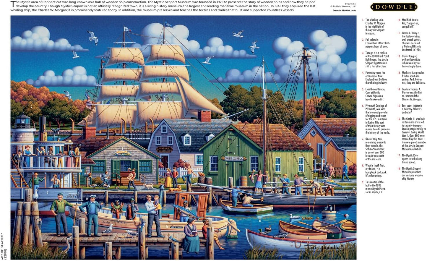 Mystic Seaport, Connecticut - Buffalo Games Edition