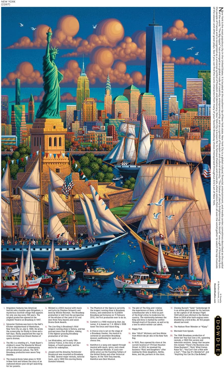 New York City - As Seen on Magnolia Network's The Piece Maker - Buffalo Games Edition - Buffalo Games Edition