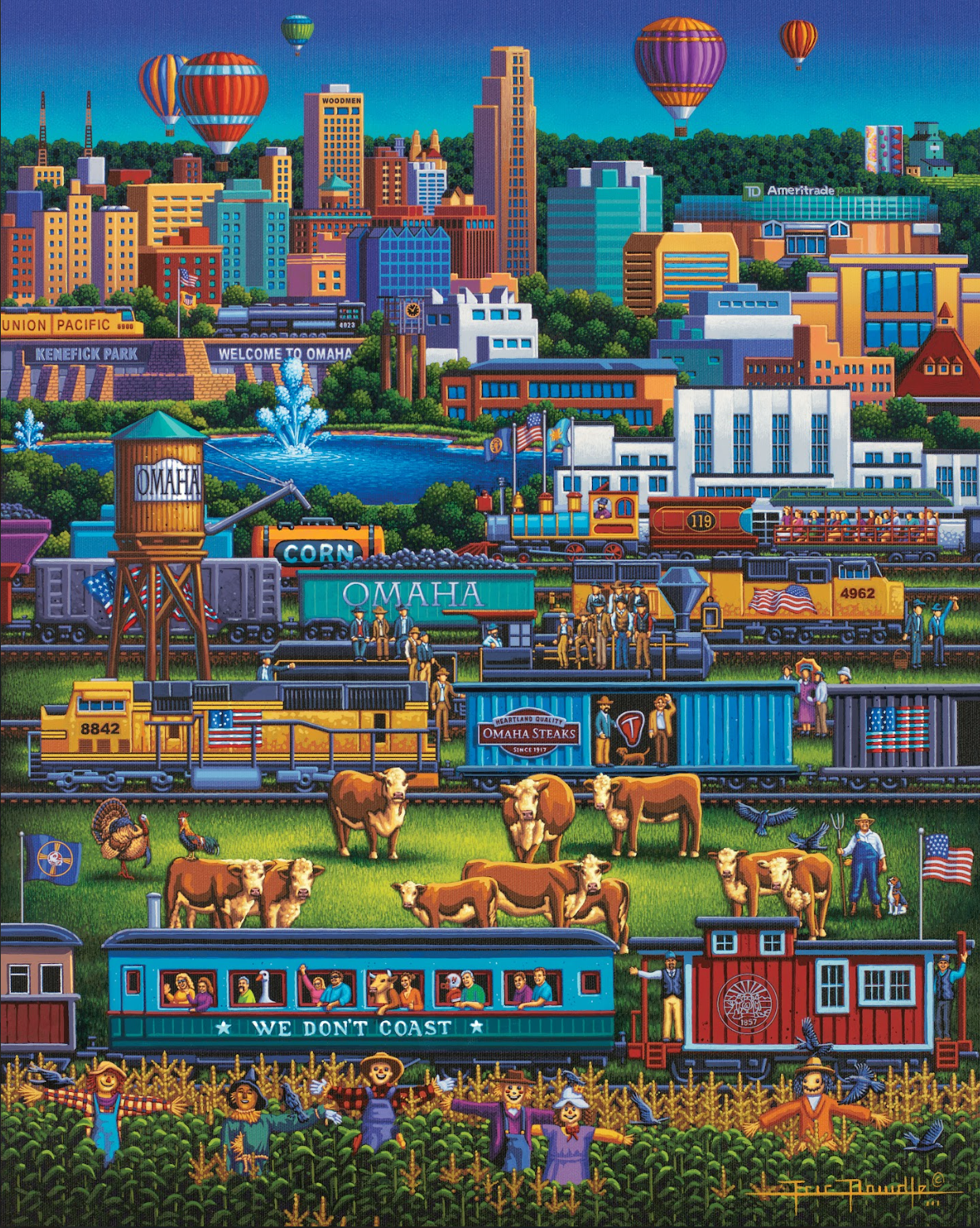 Omaha Trains, Nebraska
