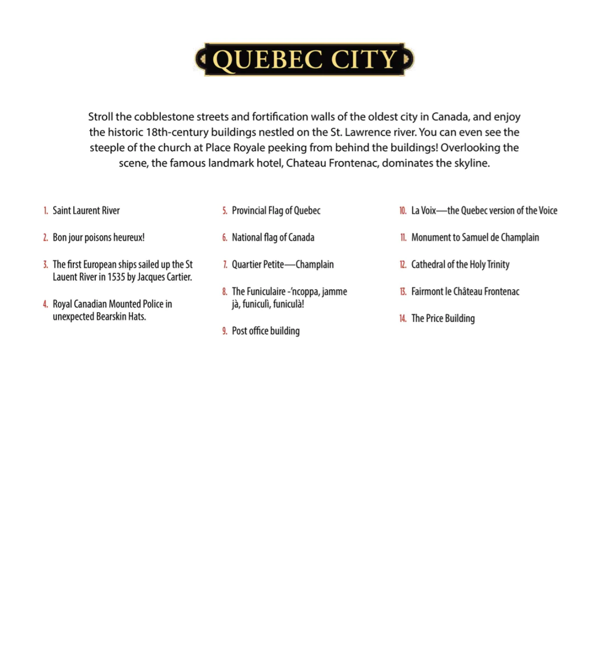 Quebec City - Canada