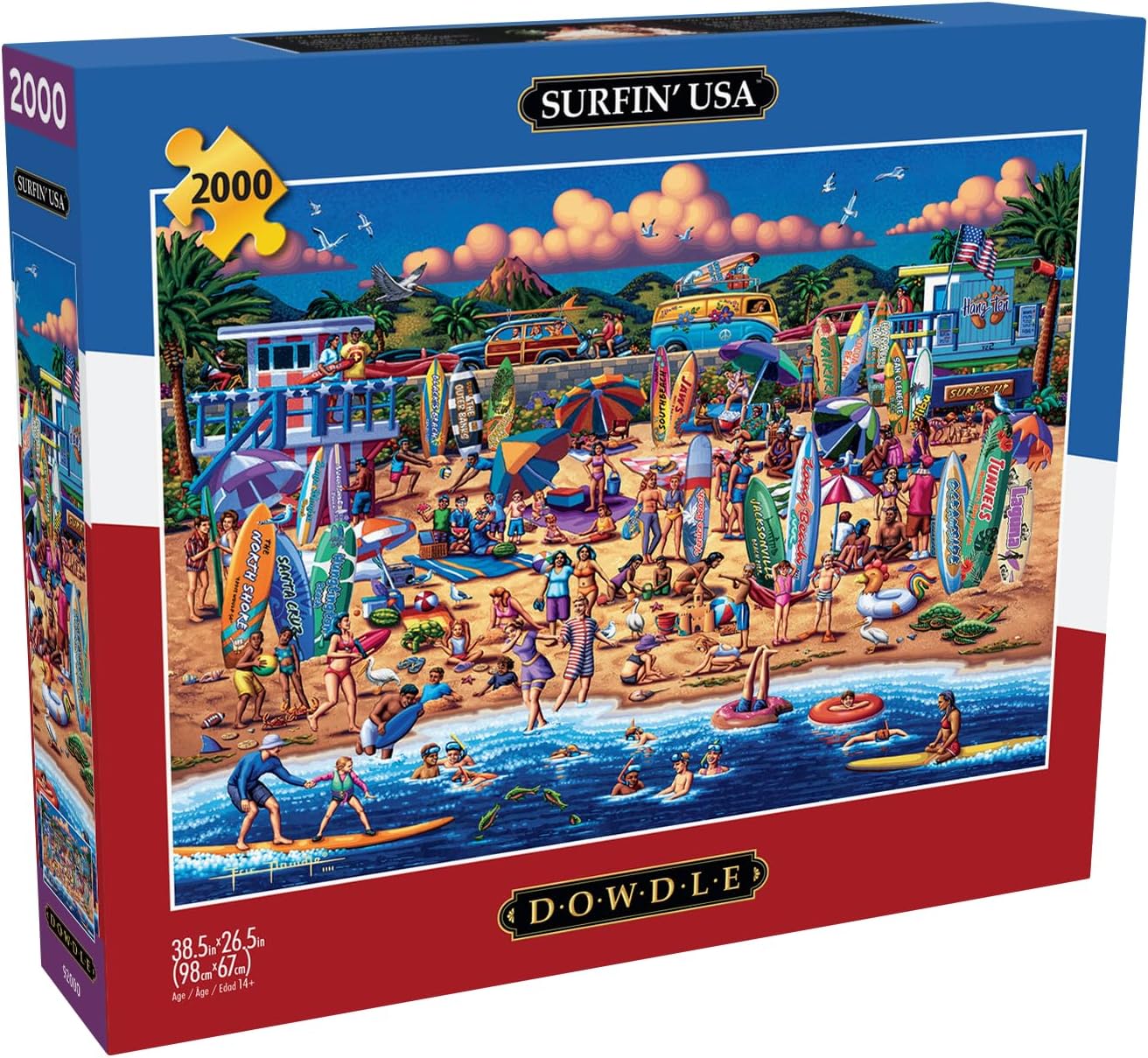 Surfin' USA - 2000 Piece - Buffalo Games Edition