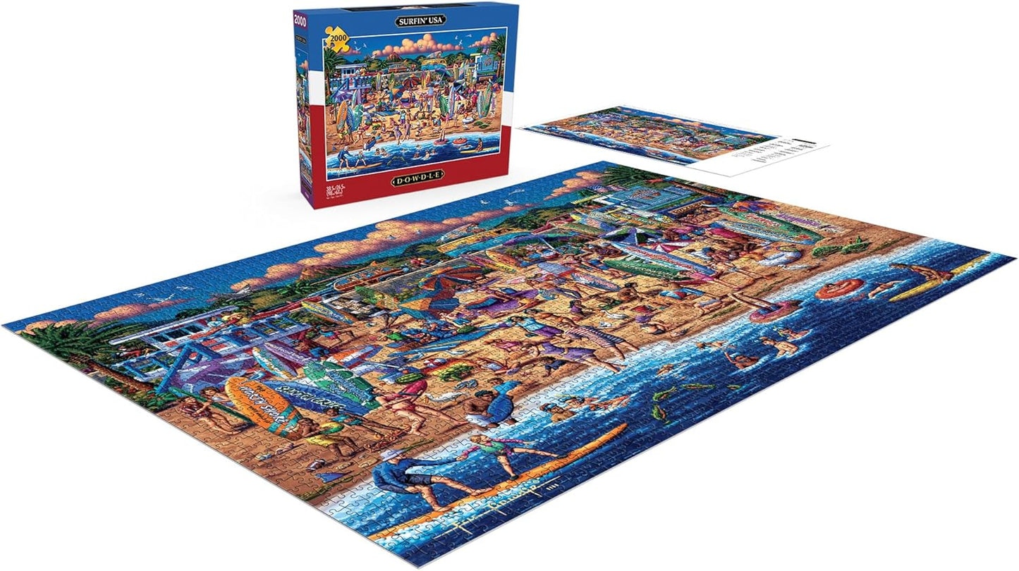 Surfin' USA - 2000 Piece - Buffalo Games Edition