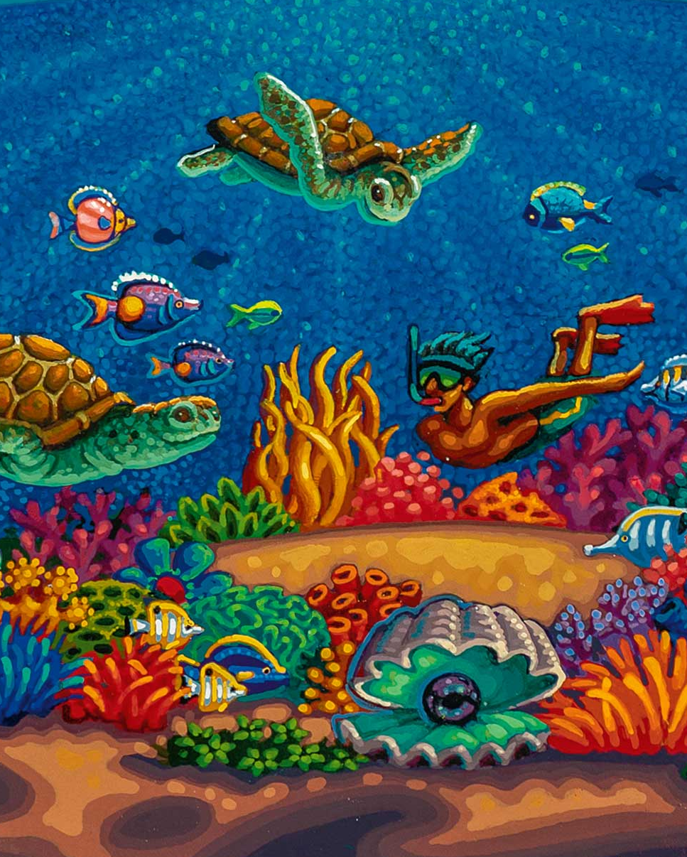 Bora Bora, Tahiti - 500 Piece Puzzle by Eric Dowdle - Premium No Glare Signature Edition