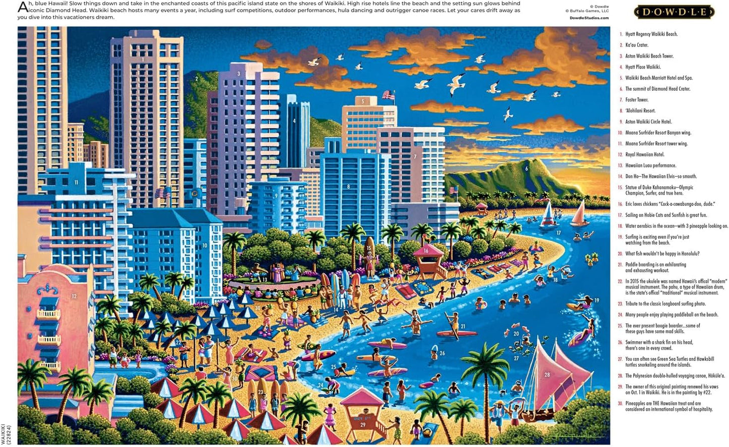 Waikiki, Hawaii - Buffalo Games Edition