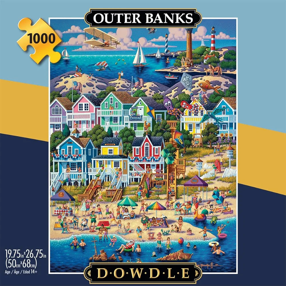 Outer Banks North Carolina - NEW - As Seen on The Magnolia Network's The Piece Maker with Eric Dowdle - Buffalo Games Edition