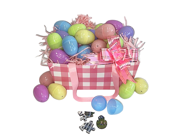Martha's Easter Egg Hunt in Pink Easter Basket - New 2025 - Special Wooden Puzzle