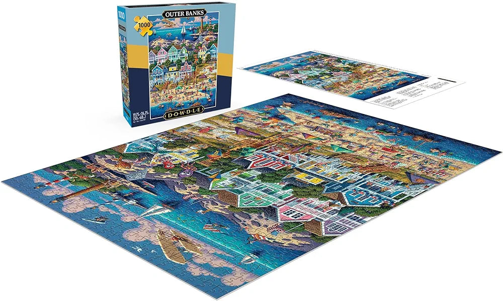 Outer Banks North Carolina - NEW - As Seen on The Magnolia Network's The Piece Maker with Eric Dowdle - Buffalo Games Edition