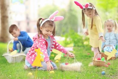 Martha's Easter Egg Hunt in Blue Easter Basket - New 2025 - Special Wooden Puzzle
