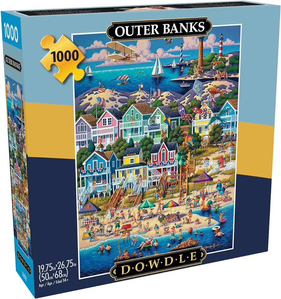 Outer Banks North Carolina - NEW - As Seen on The Magnolia Network's The Piece Maker with Eric Dowdle - Buffalo Games Edition