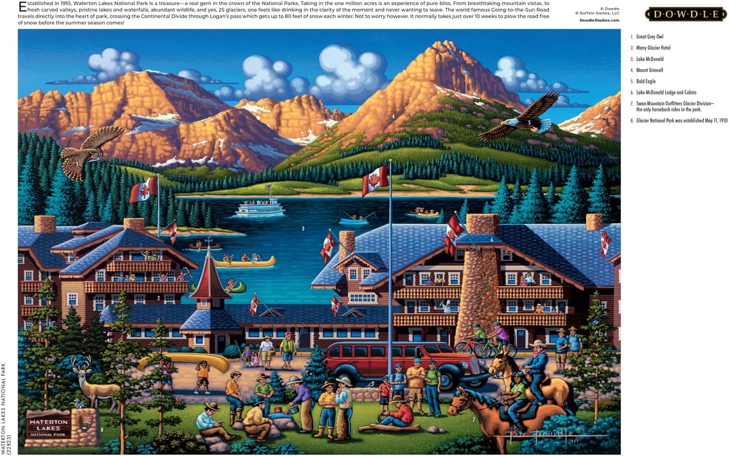 Waterton Lakes, Canada - Buffalo Games Edition