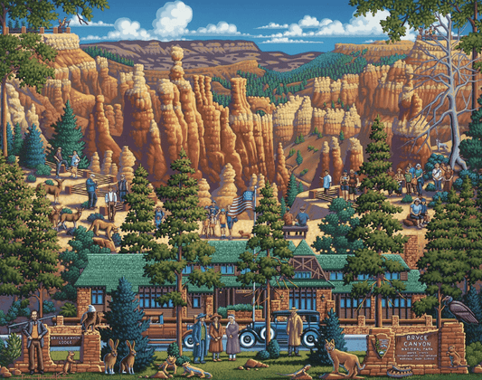 Dowdle Bryce Canyon National Park Jigsaw Puzzle Utah souvenir travel hiking Big 5 National Parks