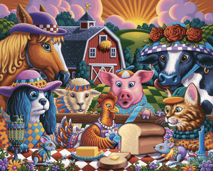 Dowdle Little Red Hen Jigsaw Puzzle