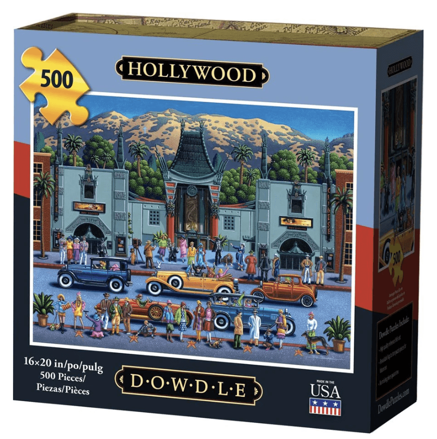 Dowdle Harper's Ferry 500 Piece Jigsaw Puzzle - Colorful Landscape Puzzle Of Historic West Virginia, Made In USA