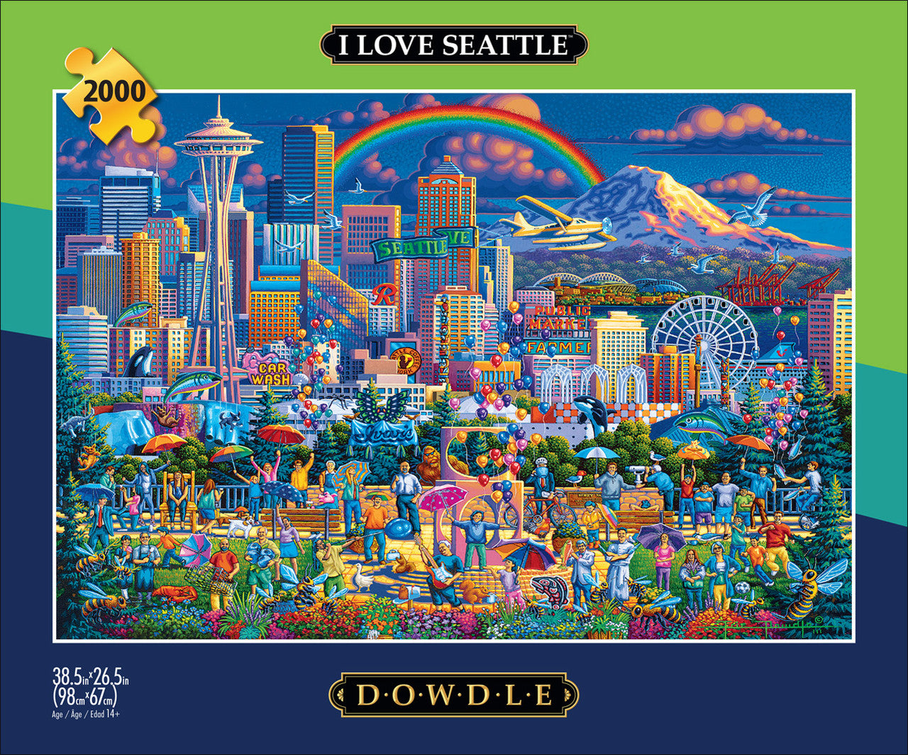 I Love Seattle - Buffalo Games Edition - 2000 Piece