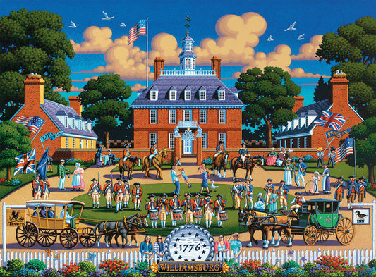Eric Dowdle Historic Colonial Williamsburg 1000-piece jigsaw puzzle Value Edition