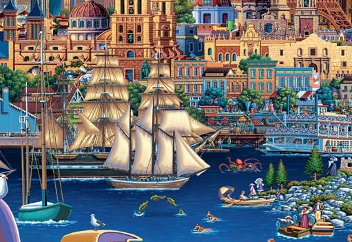 World Pieces Puzzle- Dowdle Buffalo Games Edition