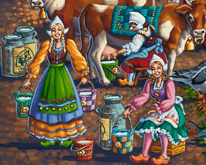 12 Days of Christmas - 500 Piece Puzzle by Eric Dowdle - Premium No Glare Signature Edition