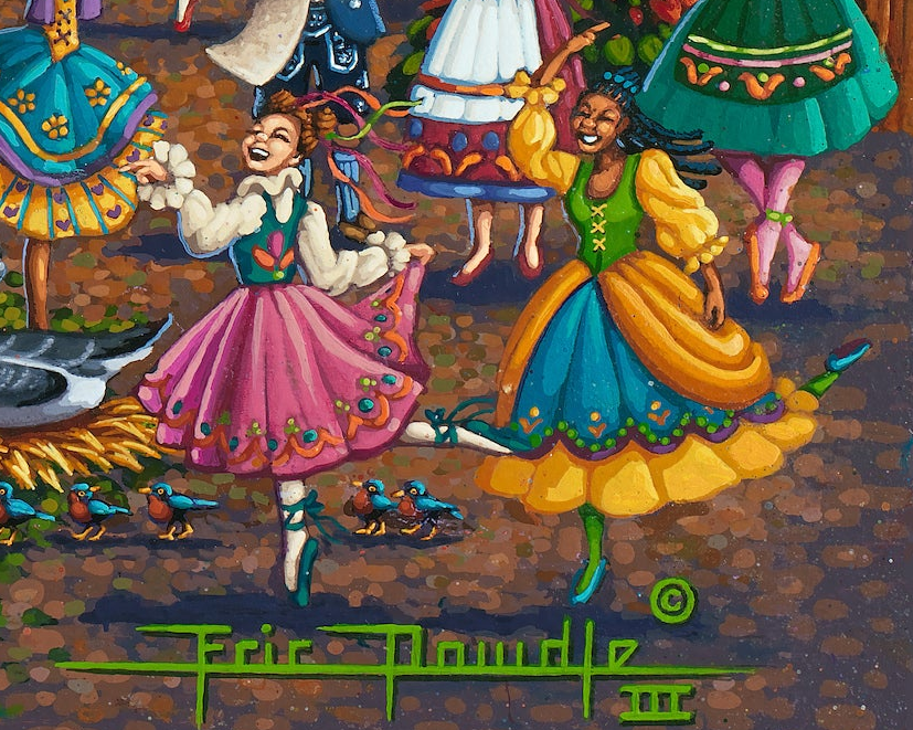 12 Days of Christmas - 500 Piece Puzzle by Eric Dowdle - Premium No Glare Signature Edition