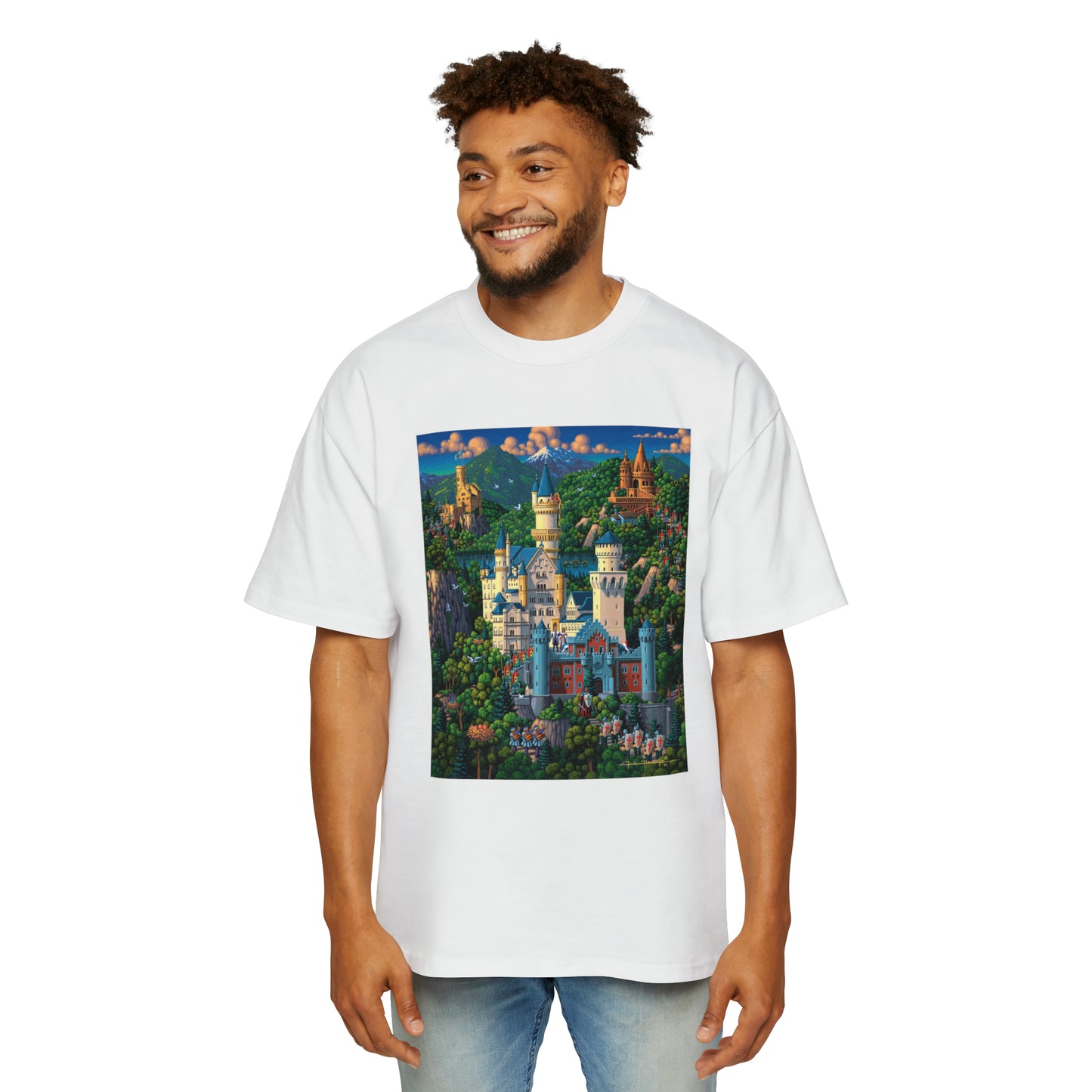 Neuschwanstein Castle - Dowdle Oversized Tee