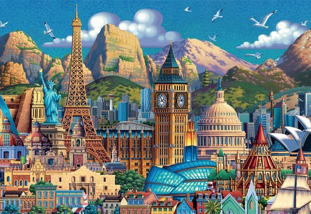 World Pieces Puzzle- Dowdle Buffalo Games Edition