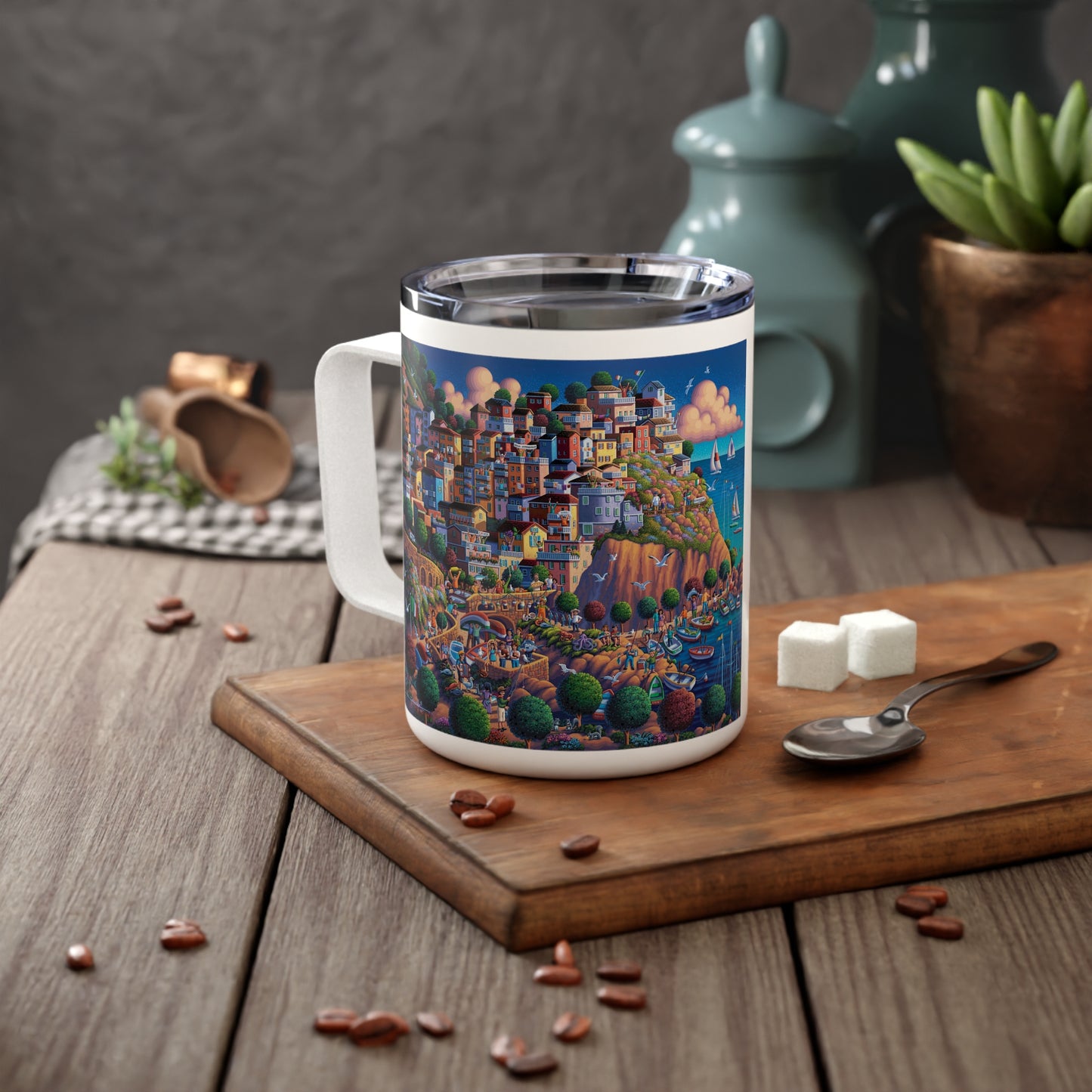 Italy's Cinque Terre - Dowdle Insulated Mug