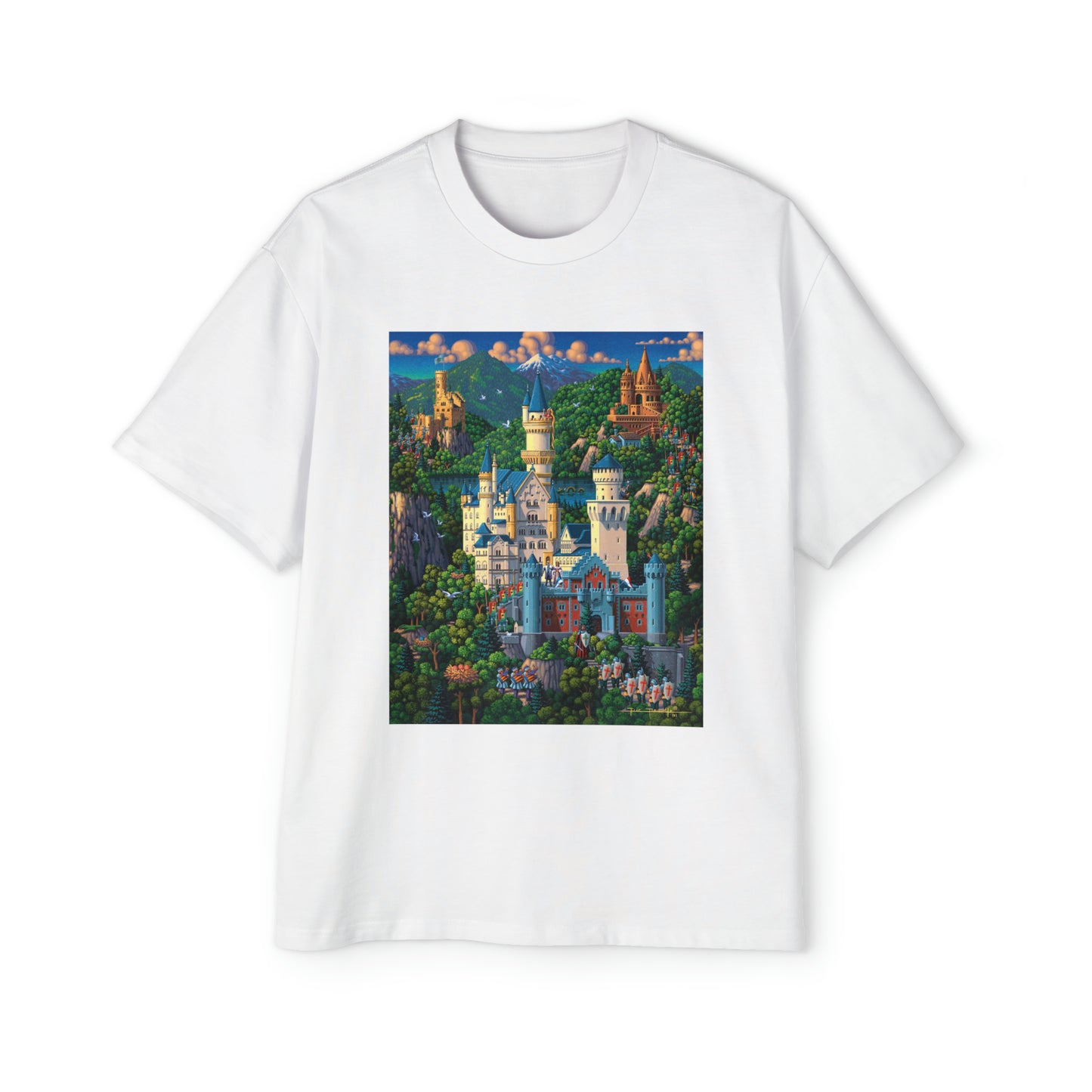 Neuschwanstein Castle - Dowdle Oversized Tee