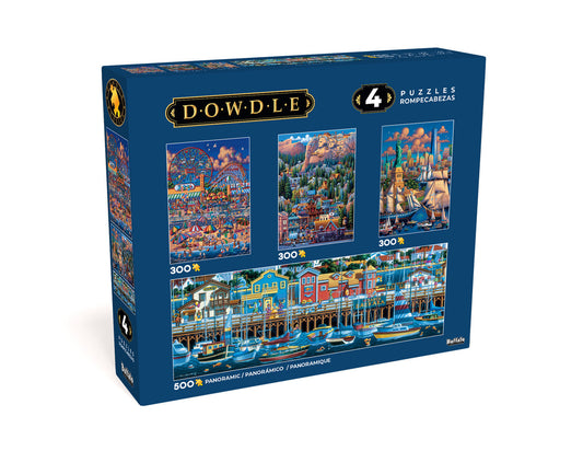 Eric Dowdle 4 in 1 Multipack 300-Piece & 500-Piece Puzzles - Buffalo Games Edition
