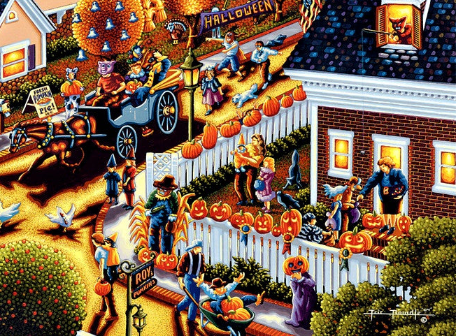 All Hallow's Eve Halloween Puzzle - Dowdle No Glare Signature Edition - PRE ORDER Ships Sep 5th