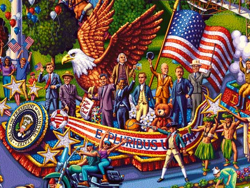 America's 250th Celebration Puzzle by Eric Dowdle - The Story of America