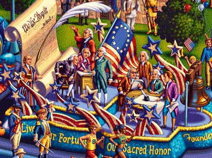 America's 250th Celebration Puzzle by Eric Dowdle - The Story of America