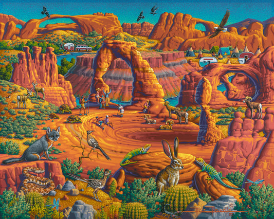 Arches National Park Utah Puzzle - Premium No Glare