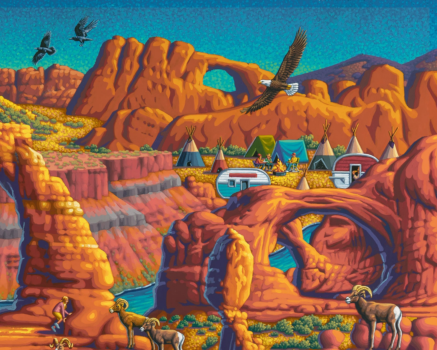 Arches National Park, Utah - 500 Piece Puzzle by Eric Dowdle - Premium No Glare Signature Edition
