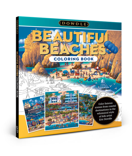 Beautiful Beaches Coloring Book by Eric Dowdle