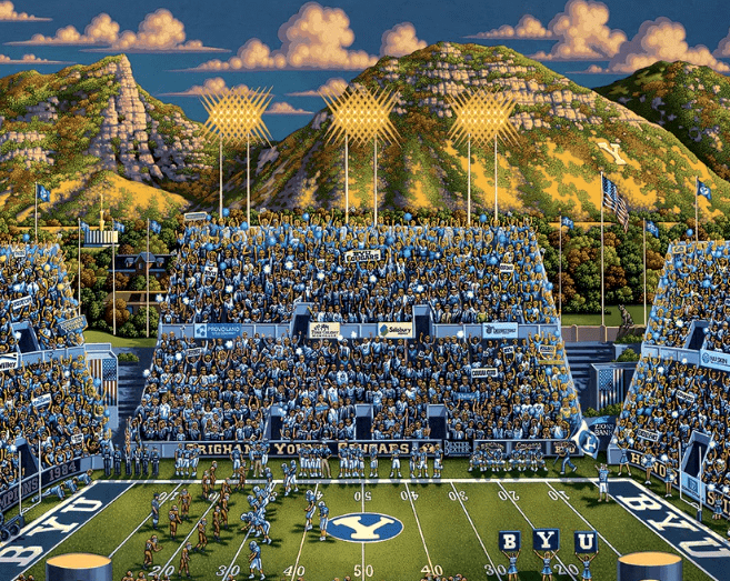 Brigham Young University BYU Cougars Dowdle Signature Edition Puzzle